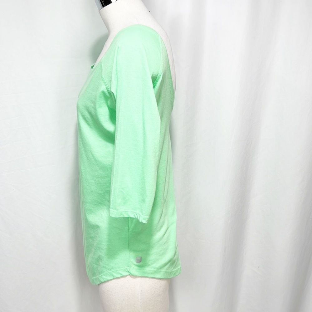 NWT Fabletics Palisades Tee - Scoop Neck, Mint Green XXS - Picture 5 of 12